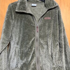 NWOT Columbia Sage Green Fleece Jacket